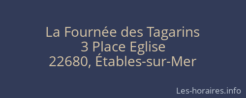 La Fournée des Tagarins
