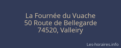 La Fournée du Vuache