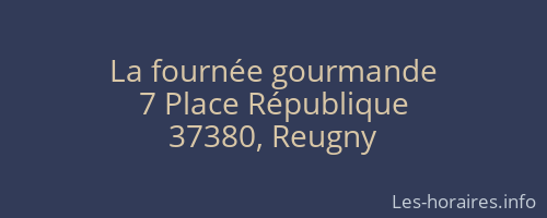 La fournée gourmande
