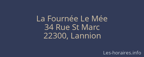 La Fournée Le Mée