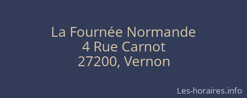 La Fournée Normande