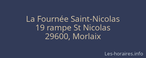 La Fournée Saint-Nicolas