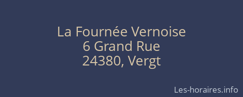 La Fournée Vernoise