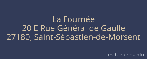 La Fournée
