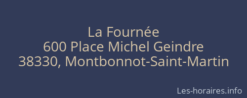 La Fournée