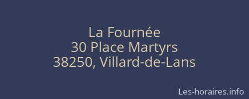 La Fournée