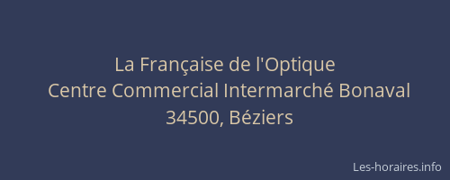 La Française de l'Optique