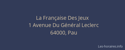 La Française Des Jeux