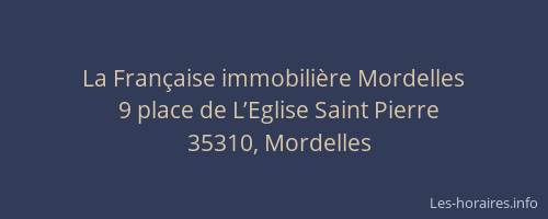 La Française immobilière Mordelles