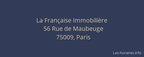 La Française Immobilière