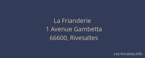 La Frianderie