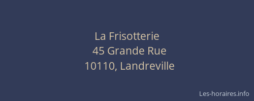 La Frisotterie