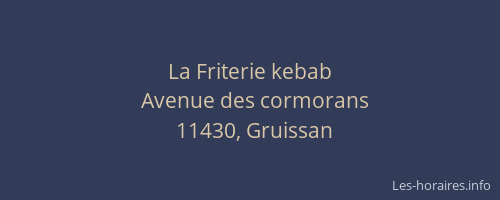 La Friterie kebab