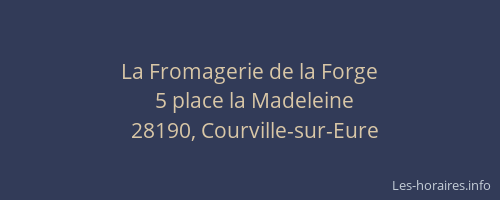 La Fromagerie de la Forge
