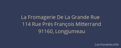 La Fromagerie De La Grande Rue