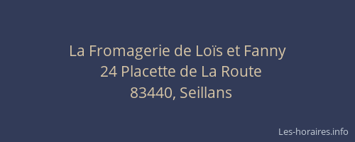 La Fromagerie de Loïs et Fanny