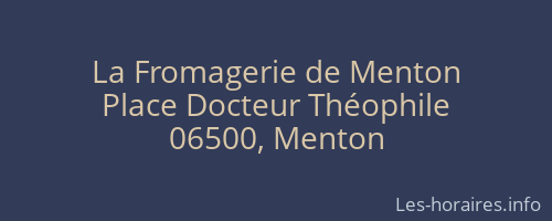 La Fromagerie de Menton