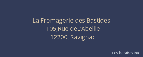 La Fromagerie des Bastides