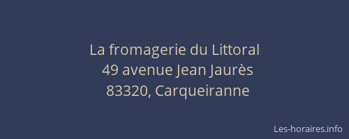 La fromagerie du Littoral