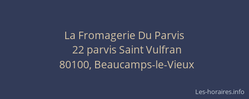 La Fromagerie Du Parvis