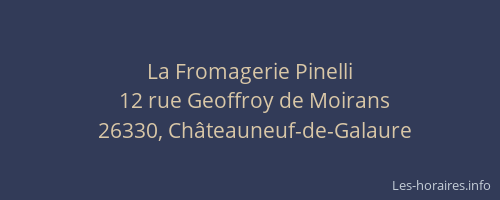 La Fromagerie Pinelli