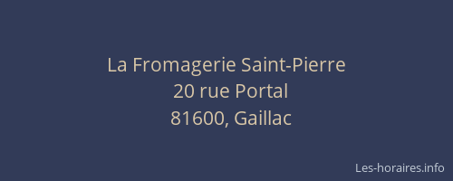 La Fromagerie Saint-Pierre