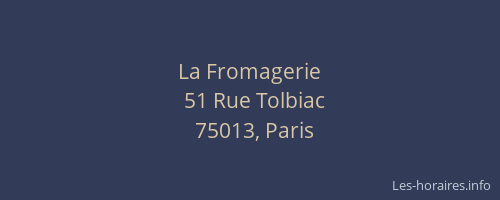 La Fromagerie