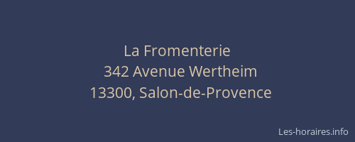 La Fromenterie