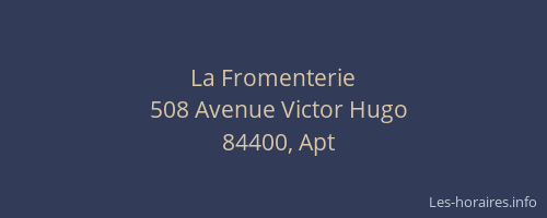 La Fromenterie