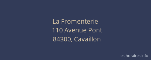 La Fromenterie