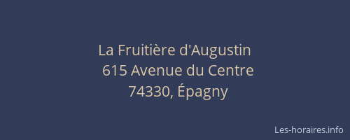 La Fruiti&egrave;re d'Augustin