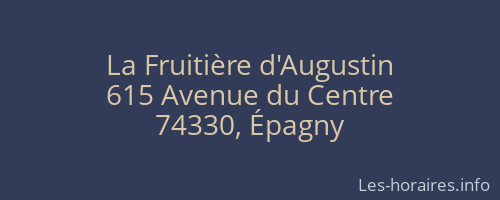La Fruitière d'Augustin