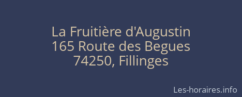 La Fruitière d'Augustin