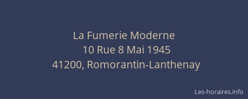 La Fumerie Moderne
