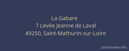 La Gabare