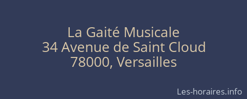 La Gaité Musicale