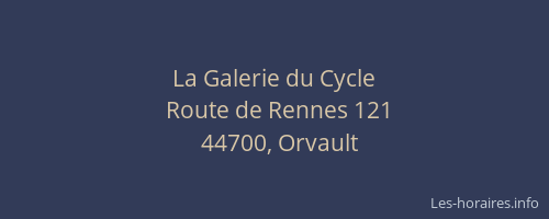 La Galerie du Cycle