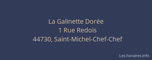 La Galinette Dorée