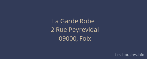 La Garde Robe
