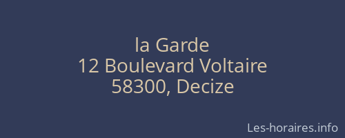 la Garde