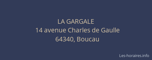 LA GARGALE