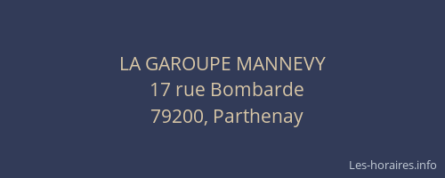 LA GAROUPE MANNEVY