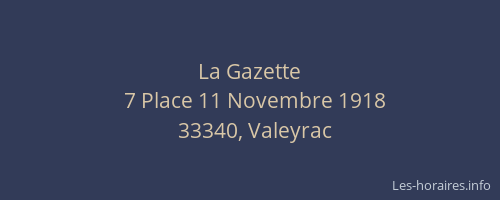 La Gazette