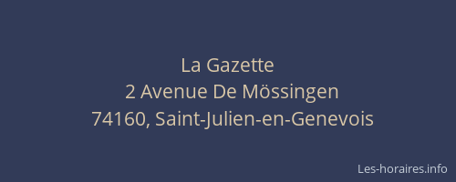 La Gazette