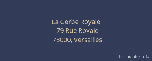 La Gerbe Royale