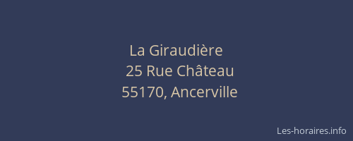 La Giraudi&egrave;re
