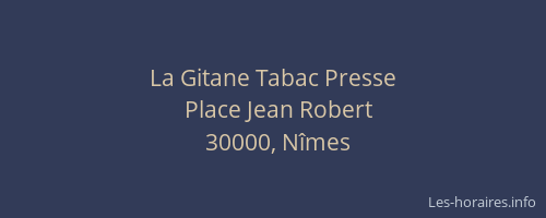 La Gitane Tabac Presse