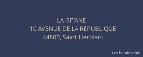 LA GITANE