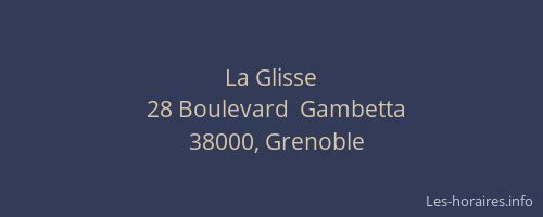 La Glisse
