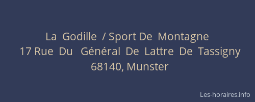 La  Godille  / Sport De  Montagne